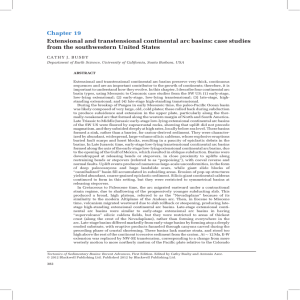 Extensional and transtensional continental arc basins: case studies