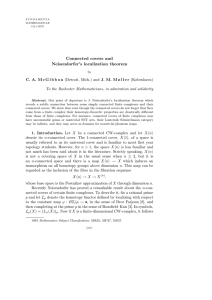 Connected covers and Neisendorfer`s localization theorem