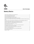 Battery Basics - Zebra Technologies
