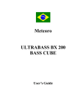 ultrabass bx 200 - Meteoro Amplificadores