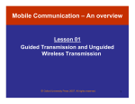 Mobile Communication – An overview
