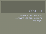 Applications software and programming
