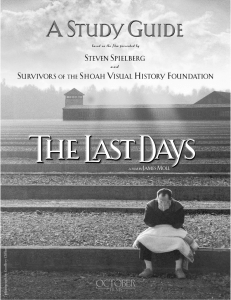 The Last Days - Movie Study Guide