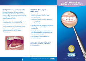 why are regular dental visits important?