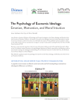 The Psychology of Economic Ideology: Emotion, Motivation