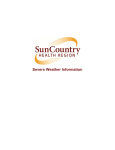 Severe Weather Information - Sun Country Health Region