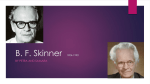 BF Skinner - Mrs. Swimm