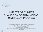 IMPACTS OF CLIMATE CHANGE ON COASTAL AREAS