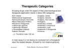 Therapeutic Categories