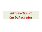 introduction to carbohydrates