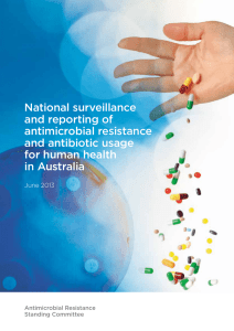 National surveillance and reporting of antimicrobial resistance and