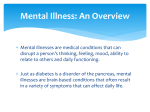 Overview of Mental Illness PowerPoint