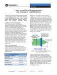 Lasers versus LEDs for Bioinstrumentation Laser Advantage #1