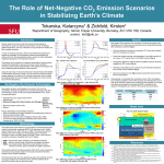 The Role of Net-Negative CO2 Emission Scenarios in Stabilizing