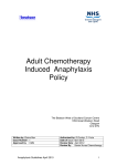 Adult Chemotherapy Induced Anaphylaxis Policy