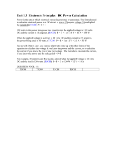 Electrical principles: math for electronics, electronic principles