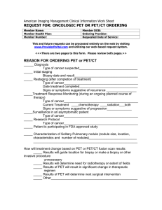 American Imaging Management Clinical Information Work Sheet