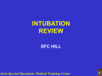 Intubations for Anesthesia