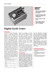 Digital Earth Tester