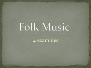Folk Music - 4 examples