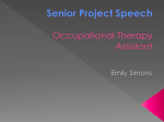 Occupational Therapy Assistant