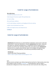 Code for usage of amiodarone