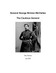 General George Brinton McClellan: The Cautious