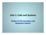 Unit 1: Cells and Systems