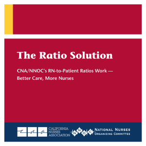 The Ratio Solution