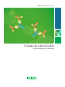 Antibodies to Biotherapeutics