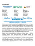 Data from Two Mipomersen Phase 3 Trials Presented at ACC