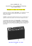 Management of Output Lines Through Relays