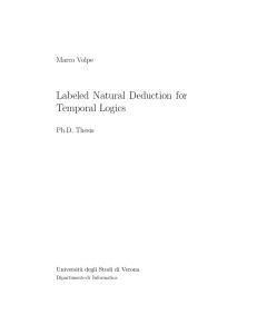 Labeled Natural Deduction for Temporal Logics