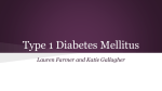 Type 1 Diabetes Mellitus - Medical Nutrition Therapy Manual
