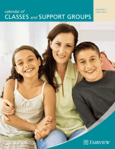 classes and support groups