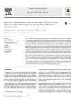 Epipelagic and mesopelagic fishes in the southern California