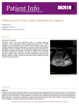 Ultrasound of the upper abdominal organs