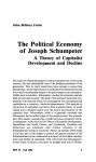 The Political Economy of Joseph Schumpeter