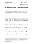 AC: Doxorubicin and Cyclophosphamide