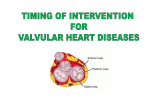 timing of surgery in valvular heart disease