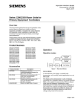 Series 2200/2300 Room Units for Primary Controllers