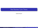 Real Business Cycle Theory