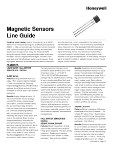 Magnetic Sensors Line Guide