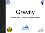 Gravity presentation (powerpoint)