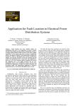 Application for Fault Location in Electrical Power Distribution