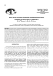 Amino Acids and Protein Digestibility and Metabolizable Energy