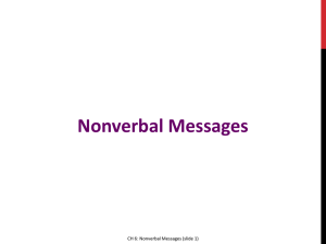 Nonverbal Messages - Word