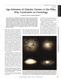 Age Estimates of Globular Clusters in the Milky Way