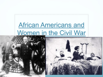 African Americans and Women in the Civil War