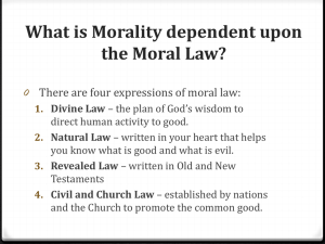 Principles of Morality Part II